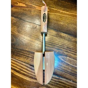 Vintage Church's English Cedar Wood Shoe Tree Split Toe Size M Single Authentic